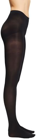 ESPRIT Damen Strumpfhose Shaping 80 DEN W Ti blickdicht mit Shapingeffekt 1 Stück, Schwarz Black 3000, 40-42