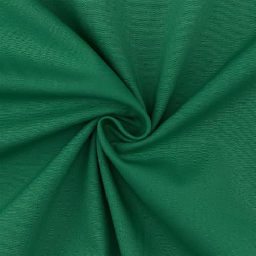 Swafing Baumwollstoff Heide, Uni-Farben, Einfarbig, 100% Baumwolle, dunkelgrün, Standard 100 by Oeko-TEX (50cm x 150cm)