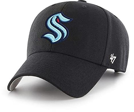 '47 Seattle Kraken Black NHL Most Value P. Cap One-Size