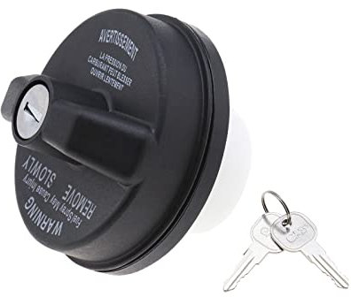 YINETTECH Tapa del Tanque de Combustible con Cerradura 5278655AB Compatible con RAM 1500 2500 3500 Durango Stratus Sedan Stratus Coupe Neon Pacifica Aspen PT Cruiser Commander Grand Cherokee