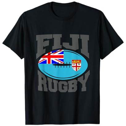 Drapeau Fidji joueur de rugby Sports T-Shirt