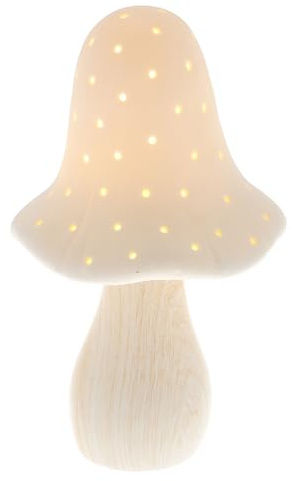 Shudehill Giftware Mushroom Glow Lamp - Various Shapes and Sizes (Button)