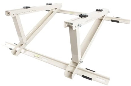 Cherbowing Universal Dachkonsole für Split Klima Klimaanlage, Klimaanlagen Dachhalterung 10° - 45° verstellbar für 9000-24000 BTU Klimagerät, Heizung, Wärmepumpe