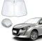 CDEFG Compatible avec Peugeot 208 e-208 2019-2023 2024 2025 Protection Solaire pour Pare-Brise Avant Pare-Brise Pare-Soleil 208 e-208 Accessoires