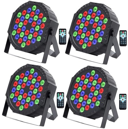 Luci Discoteca Luci da Palco Luci Stroboscopiche Luci Colorate Luce Discoteca Luci dj Par Led Luci Festa Luci Psichedeliche a Ritmo di Musica per Stage Disco KTV Party Halloween Natale