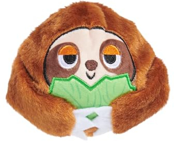 Bark Dog Toy Super Chewer Rip & Reveal 2 in 1 Toy Sonny The Sloth Natural Rubber Core With Squeaker Made For Medium & Large Dogs