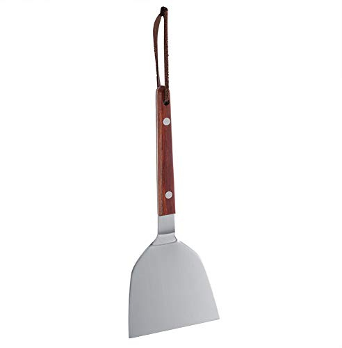 lyrlody Rostfritt Stål Grillspade, Bekvämt Handtag, Spegellätt Behandling, Utsökt Design, Hållbar för Kökanvändning