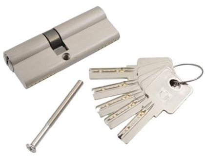 Bombin Cerradura 1 Uds., Ventana De Desviación Doble Núcleo Abierto, Bloqueo Sala Estar Cilíndrica, Llave Latón(SLY-80(30-50))