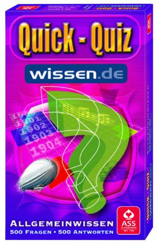 ASS Altenburger - Quick Quiz Wissen.de Allgemeinwissen - Quizspiel - Spiel - Fragekarten - All Ages
