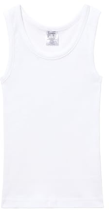 Abanderado Camiseta sport de tirantes Junior Algodón 100% Niño x1, Blanco, 12 años