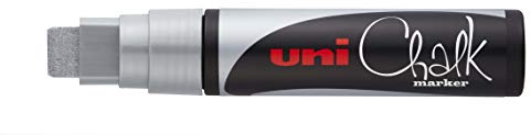 uni-ball 186611 Window and Chalk Marker UNI CHALK PWE-17K 15 mm with Wide Chisel Tip Silver