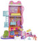 Enchantimals HJH65 - City Tails Stadt-Haus & Café Spielset mit Zwergspitz-Mädchen Palmer Pomeranian Puppe und Hunde-Figur, inklusive Zubehör, Spielzeug für Kinder ab 4 Jahren