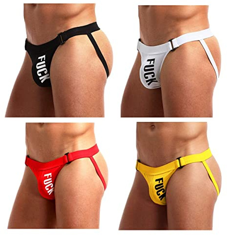 Alienjoy Jockstrap stringtrosa för män sexiga underkläder män trosor stringtrosa bomull låg midja G-string sport jockstrap kalsonger