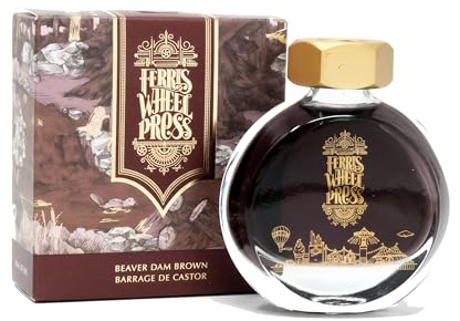 Ferris Wheel Press Fountain Pen Ink, Everyday Ink Collection, Muted Brown, 38ml