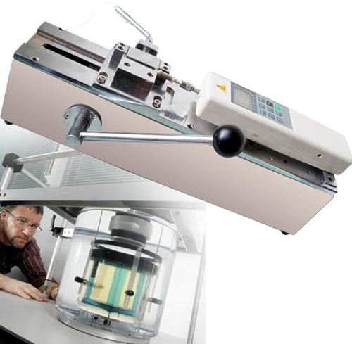 Medidor De Fuerza De TraccióN Digital De 500 N Medidor De Fuerza Digital De Alta PrecisióN F-500 Medidor De Fuerza De TraccióN Con Banco De Prueba De TraccióN Horizontal MáQuina PortáTil De Prueba