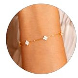 Aidenn Armband Damen Gold mit Cubic Zirkonia Blumen 925 Silber Bracelet für Mädchen,Goldene/Silver Stapelbare Armbander Handmade Schmuck Geschenk