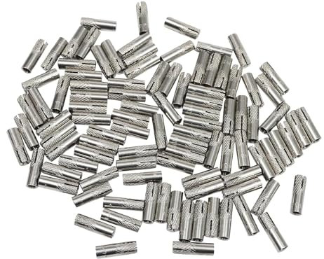 100 Pièces Ancrage À Enfoncer, 1/4-20 Acier Inoxydable Béton Ancrage À Expansion Perceuse À Enfoncer Béton Ancrage À Expansion Pour Le Béton Plein, Argent