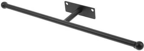 Ciieeo Organizador de Collares de Pared con Ganchos, Soporte Colgante para Joyas, Diademas y Gafas, Estante de Almacenamiento Metálico para Pendientes y Anillos, Negro (1 Unidad)