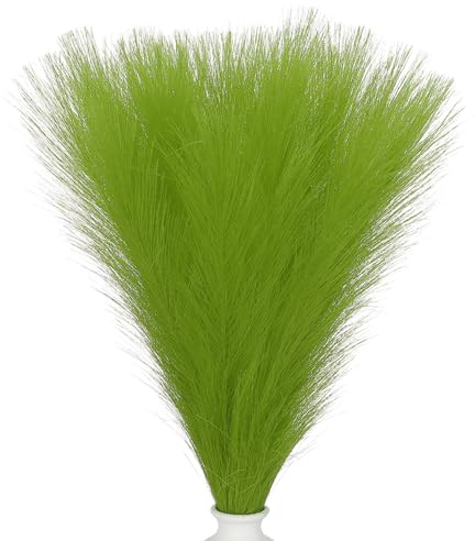 PATIKIL Pampas Decor de 21.7 Pulgadas, 50 Unidades de Pampa Artificial esponjosa, Hierba Falsa pequeña Seca para decoración hogareña Estilo Boho, jarrón, Bodas, Paredes, Suelo, Verde