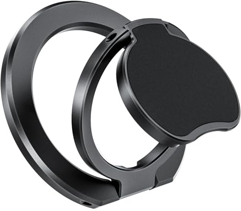 GLILAVOX Handy Ring Halterung für MagSafe, Handy-Ringhalter Magnetischer Handy-Griffständer mit Beidseitigem Magnetischem Kompatibel mit iPhone 17/16/15/14/13/12 Pro/Samsung Galaxy für MagSafe-Zubehör