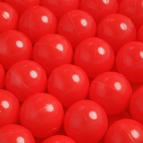 MISIOO Bolas para piscina de bolas – bolas de 6 cm de diámetro – bolas de plástico fabricadas 100% LDPE – Juguete bebé