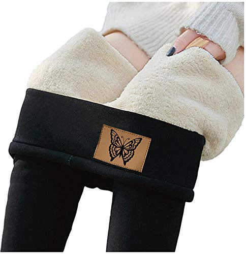 Termoleggings dam hög midja termostrumpbyxor dam vinter fodrade leggings varma fleece tights termobyxor kompressionsleggings långa sportleggings jeggings leggings sport yogabyxor