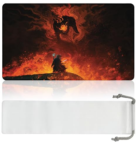 Wyrmspire The Shadow and The Flame (Genähte Kanten) - MTG Spielmatte - Kompatibel mit Magic The Gathering Spielmatte – TCG-Spielmatten & Premium-MTG-Zubehör