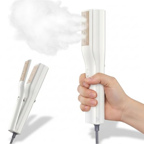 Handheld Garment Steamer & Iron - 3-in-1 Mini Clothes Steamer & Clip Iron, Wet & Dry Ironing, 15s Fast Heat, 900W Powerful Steam, Compact Steamer for Home, Office & Travel, with Travel Bag (120V)