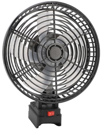 Fabater Sladdlös Arbetsplatsfläkt Kompakt Bärbar 8 20W 3500RPM för Hem, Kontor och Camping