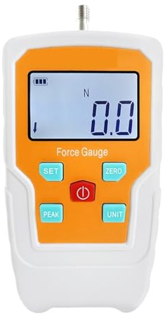 Dinamómetro, Medidor de fuerza Digital, medidor de empuje de resorte, probador de empuje portátil, instrumento de medición, dinamómetro, equipo de prueba de fuerza 500N(5N)