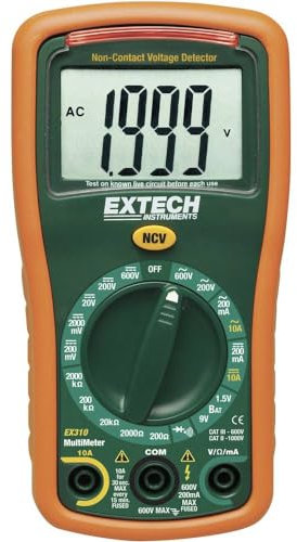 Extech EX310 Digital Multimeter 2000 counts CAT III 600V