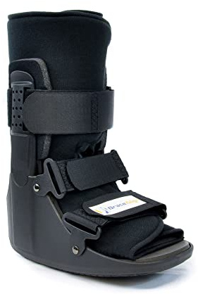 Brace Align Short CAM Walker Boot - Medical Walking Boot for Ankle Sprains, Fractures and Post Surgical Support - L4386 L4387 (S - US Shoe Men 4.5-7 | Women 6.5-8 | Kids 4.5-7)