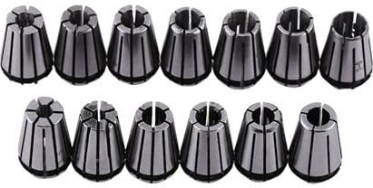 Pinza Er11 1 4 Herramientas 18 × 5 × 3 15 Uds. Juego de Mandril con Resorte Er11 para Máquina de Grabado Cnc Herramienta de Torno de Fresado