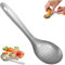 Stainless Steel Grater Spoon,Garlic Grinders Grating Spoons,Grater Grinder Spoon,Ginger Grater Grinder for Cheese Onion Fruits Vegetable Ginger Crusher Kitchen Tools