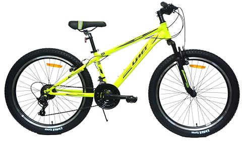 DEPORBIKES Bicicleta 24 Pulgadas niño 8-12 años | Bicicleta niño + 21 Velocidades Shimano + Suspensión Delantera | Resistente y Segura Intantil