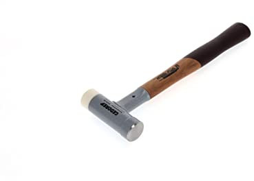 GEDORE Martillo KOMBI-PLUS R, Con empuñadura de madera, Martillo blando/universal, 30 mm de diámetro, Sin rebote, Mango de madera de pacana, 247 H-30
