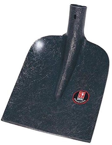 Ideal Holsteiner Bauschaufel Größe 0 schwere Ausführung, Schwarz, 33 x 23 x 7 cm