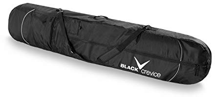Black Crevice Snowboardbag Bolsa de Snowboard, Unisex Adulto, Negro/Plata, Talla única