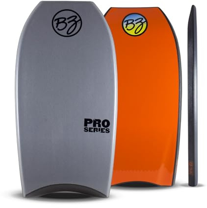 BZ Bodyboards - Pro Bodyboard - Advanced Riders - Zero-G Polypro Core - Surlyn Slick - 8LB H-Cell Deck - Crescent Tail - Bodyboarding