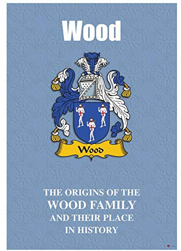 I LUV LTD Wood Anglais Nom de Famille Livret D'histoire avec de Brefs Faits Historiques