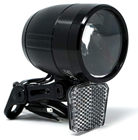 Fahrradlicht LED Scheinwerfer 100 Lux mit Sensor Schalter und Standlicht Fahrradlampe mit StVZO Zulassung