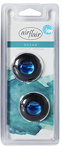 Airflair Lufterfrischer Double Diffuser (Ocean) – Langanhaltender Auto Duft für die Lüftung – Auto Duft Innenraum mit angenehmem Dufterlebnis – Frischer Duftbaum Auto