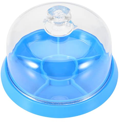 Tyenaza Couvercle Anti-poussière De Montre, Accessoire De Mouvement De Montre à 6 Fentes Outil De Réparation De Plateau en Plastique pour Pièces De Mouvement De Montres