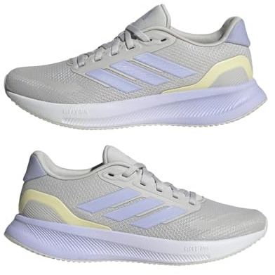 adidas Runfalcon 5 Running Shoes Chaussures de Course Femme, Grey One Violet Tone Core Black, 38 2/3 EU
