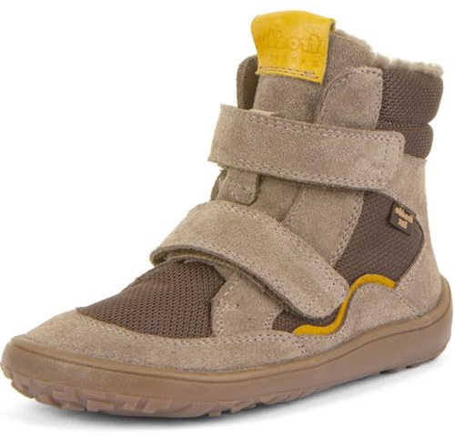 Froddo FroddoTex Barefoot Winter G3160247 Stivali impermeabili per bambini a piedi nudi, beige., 32 EU
