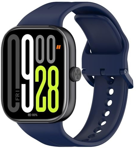 GoodZwetch Ersättningsband för Xiaomi Mi Smart Band 8 Pro / 9 Pro/Redmi Watch 4/Watch 5, mjukt sportband för kvinnor och män