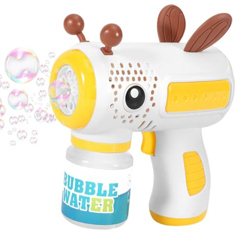 Bubble Machine - Automatisk leksakstå, bärbar sommarleksak för bubblor | Rolig Bush Generator | Barns tillbehör för fest, födelsedag, bröllop, halloween, utomhus