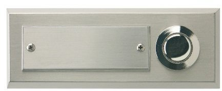 REV Türklingel, Haustür - Klingelplatte (Metall), max. 42V AC/DC 2A, silbern