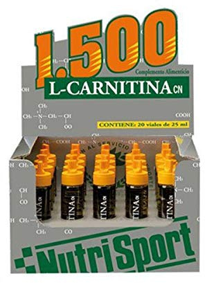 Nutrisport L-Carnitina 1500 20 viales x 25 ml - Naranja