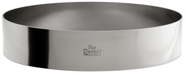 Fat Daddio's Stainless Steel Round Cake & Pastry Ring, 9 x 2 Inch